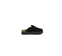 Birkenstock WMNS Boston Chunky Suede Leather (Narrow Fit) Schwarz 38