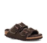 Birkenstock Women's, Arizona Shearling Lined Sandal - Narrow Width Mocha 41 M