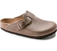 Birkenstock Women's Boston Oiled Leather Narrow Tabacco Brown 38