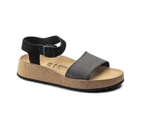 Birkenstock Womens Glenda Sandal Anthracite Canvas 36 N EU Women's 5-5.5 US