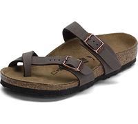 Birkenstock Womens Mayari Open Toe Casual Slide Sandals, Mocha, Size 11.0