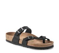 Birkenstock Womens Mayari Vegan Black Birkibuc 39 R EU