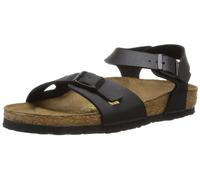 Birkenstock Womens Rio Black Synthetic Sandals 38 EU