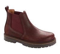 BIRKENSTOCK Women's Stalon Nubuck Leather Boot, Burgundy, 41 N EU