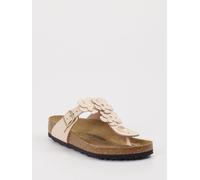 Birkenstock Zehentrenner Gizeh Flower Embellishment in pink in Größe: 42 für Damen Weite: S