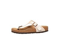 Birkenstock Classic Gizeh Birko-Flor 943871, Zehentrenner, Weiß (Graceful Pearl White 8234), 36 EU (3.5 UK)