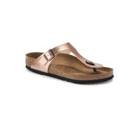 Birkenstock - Women's Gizeh BF Metallic - Sandalen, Gr. 39, beige (Copper)