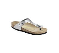 Birkenstock Zehentrenner "Gizeh" in Silber - Weite S - Größe 37 | Damen Sandalen