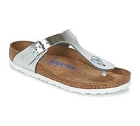 BIRKENSTOCK Zehentrenner Gizeh Soft Footbed in Silbern 36