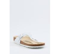 Birkenstock Zehentrenner-Pantolette Gizeh in weiß in Größe: 39 für Damen Weite: N