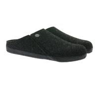 BIRKENSTOCK Zermatt Damen Hausschuhe mit Kork-Latex-Fußbett Wollfilz-Schuhe Schlupf-Schuhe Schmale Weite Made in Germany 1014932 Grau 35