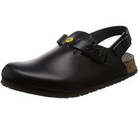 Birkenstock ESD-Clog Tokio – Leder, Normalweite – Größe 46, Schwarz