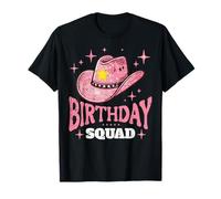Birthday Squad Pinker Cowboyhut Geburtstag Party Mädchen Kinder Frauen T-Shirt