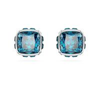 Swarovski Birthstone Ohrstecker Dezember, Blaue und Rhodinierte Ohrringe mit Strahlenden Swarovski Kristallen