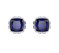 Swarovski Birthstone Ohrstecker, Kissenschliff, September, Blau, Rhodiniert