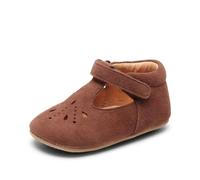 Bisgaard Baby - Mädchen Bloom Krabbelschuhe, Braun 18 Plume, 21 EU