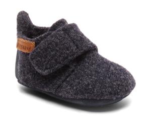 Bisgaard - Baby's Wool - Hüttenschuhe, Gr. 22, grau (Blue)