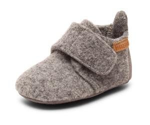 Bisgaard - Baby's Wool - Hüttenschuhe, Gr. 25, grau (Grey)