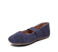 Bisgaard Ballet, Mädchen Geschlossene Ballerinas, Blau (135 Glitter-Blue), 21 EU (4.5 Child UK)