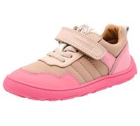 Barfußschuh BISGAARD "barefoot baloo", Kinder, Gr. 31, pink, kombiniert, Leder, Textil, Schuhe Barfußschuh, Klettschuh mit Gummizug und Klett, Größenschablone zum Download (50433110-31) pink, kombinie