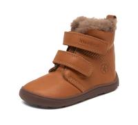 Bisgaard Barefoot Emil Lamb Fashion Boot, Cognac, 24 EU Weit