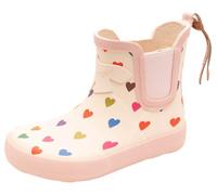 Bisgaard Kleinkinder Barfuß Gummistiefelette LOVE beige 29