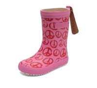 Bisgaard Fashion Rain Boot, Peace on Earth Pinky, 32 EU