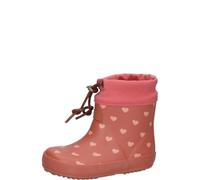 Bisgaard gefütterte Kleinkinder Gummistiefelette RUBY HEARTBEAT mit Stulpe 27