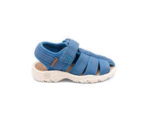 bisgaard Halbsandalen "Joey" in Blau - Größe 28 | Babysandalen