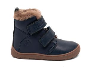 Bisgaard - Kid's Barefoot Emil Lamb - Winterschuhe, Gr. 28, blau/braun (Navy)