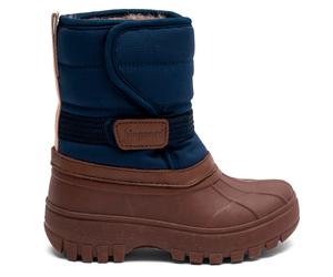 Bisgaard - Kid's Pacson - Winterschuhe, Gr. 30, braun/blau (Navy)