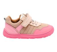 Barfußschuh BISGAARD "barefoot baloo", Kinder, Gr. 31, pink, kombiniert, Leder, Textil, Schuhe Barfußschuh, Klettschuh mit Gummizug und Klett, Größenschablone zum Download (50433110-31) pink, kombinie