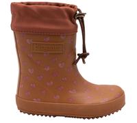 Bisgaard - Kid's Thermo - Gummistiefel, Gr. 33, braun/rot (AutumnHeartbeat)