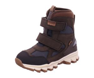 Bisgaard Klettstiefel für Jungen, braun, Größe 38 EU