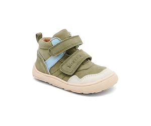 bisgaard Leder-Barfußschuhe "Becky" in Grün - Größe 19 | Babysneakers