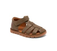 bisgaard Leder-Halbsandalen in Khaki - Größe 25 | Kindersandalen