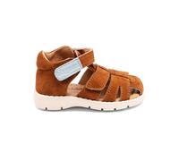 bisgaard Leder-Halbsandalen "Richy" in Hellbraun - Größe 21 | Babysandalen
