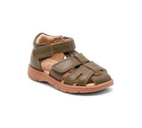 bisgaard Leder-Halbsandalen "Richy" in Khaki - Größe 20 | Babysandalen