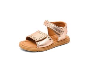 bisgaard Leder-Sandalen "Andrea" in Gold - Größe 35 | Kindersandalen