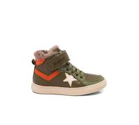 bisgaard Leder-Sneakers "Isak" in Khaki - Größe 31 | Kindersneakers