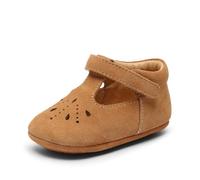 bisgaard Mädchen Bloom First Walker Shoe, Tan, 21 EU