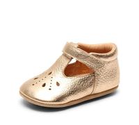 Bisgaard Mädchen Bloom Krabbelschuhe, Gold, 21 EU