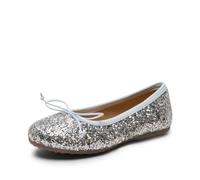 Bisgaard Mädchen Lucy Ballet Flat, Silver Glitter, 30 EU