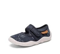 Bisgaard Mädchen Maddy Slipper, Denim Flower, 28 EU