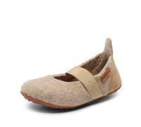 bisgaard Mädchen Wool Ballet Flat, Nougat, 27 EU