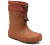 Bisgaard - Kid's Thermo - Gummistiefel, Gr. 34, braun/rot (AutumnHeartbeat)