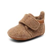 Bisgaard - Baby's Wool - Hüttenschuhe, Gr. 21, braun (Camel)