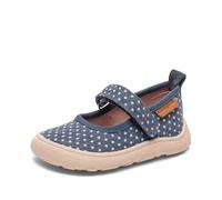 Bisgaard Unisex Kinder Barefoot Ballet Slipper, Navy Dots, 25 EU