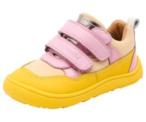 Bisgaard Unisex Kinder Barefoot Elroy Sneaker, Lemon, 28 EU Weit