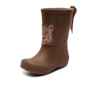 Bisgaard Unisex Kinder Basic Rubber Rain Boot, Brown Jaguar, 36 EU